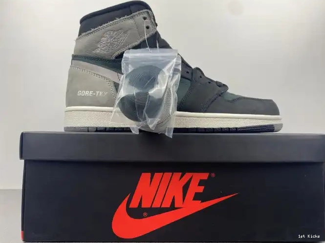 1st Kicks Shoes Black Retro Element Particle Gore-Tex Jordan Grey High DB2889-001 1 0608